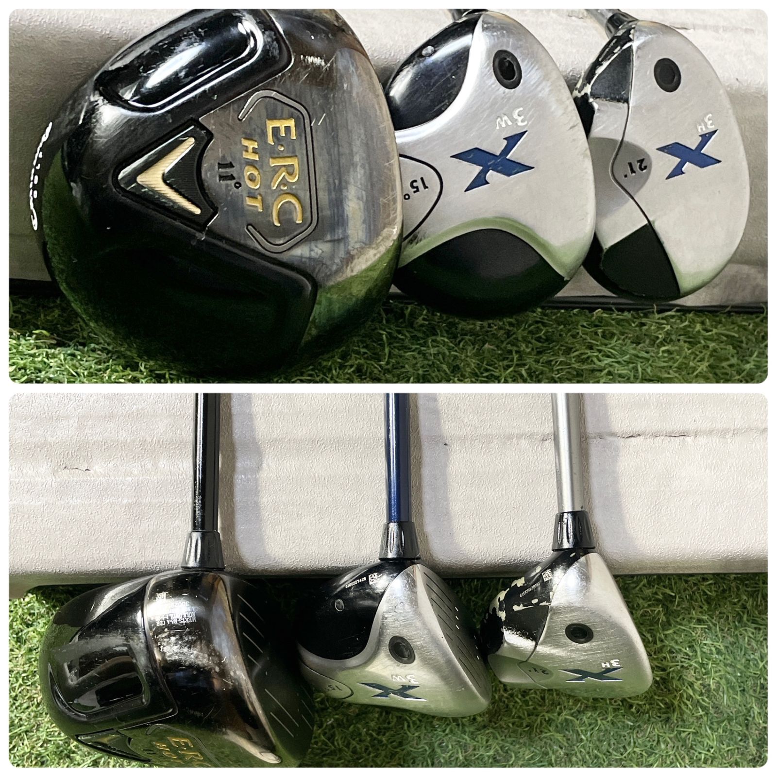 貴重なレフティ】Callaway ERC HOT キャロウェイ ゴルフクラブセット 