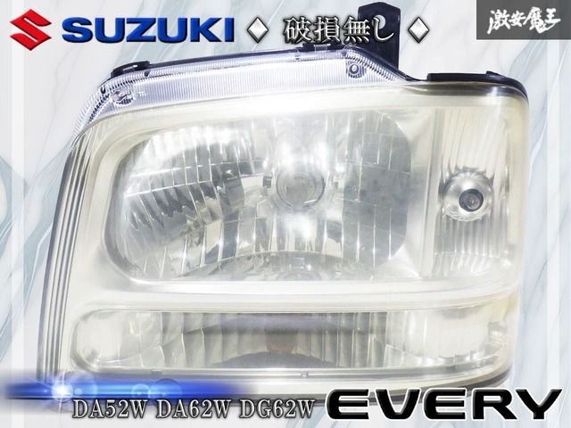 スズキ　エブリィワゴン　DA62W 左右ヘッドライト スズキ DA62W エブリイワゴン 純正 ヘッドライト 左右セット (検 DA52W