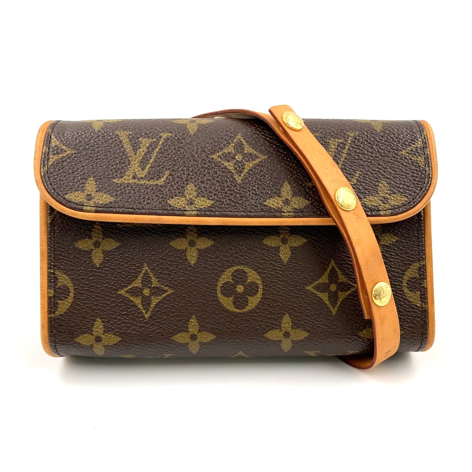 LOUIS VUITTON ポシェット ツインPM モノグラム XS レザー×PVC