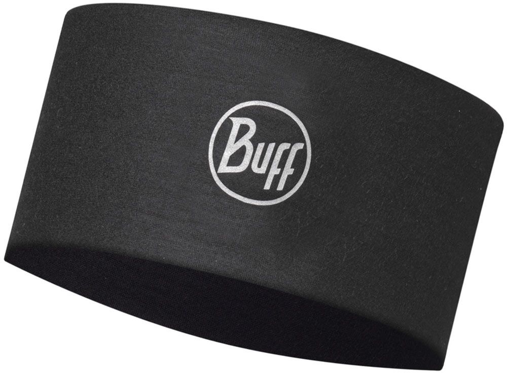 バフ BUFF アウトドア ユーブイ ヘッドバンド ソリッドブラック UV+ HEADBAND SOLID BLACK メンズ レディース 軽量 トレーニング 汗止め 吸収性 春夏  357014 -