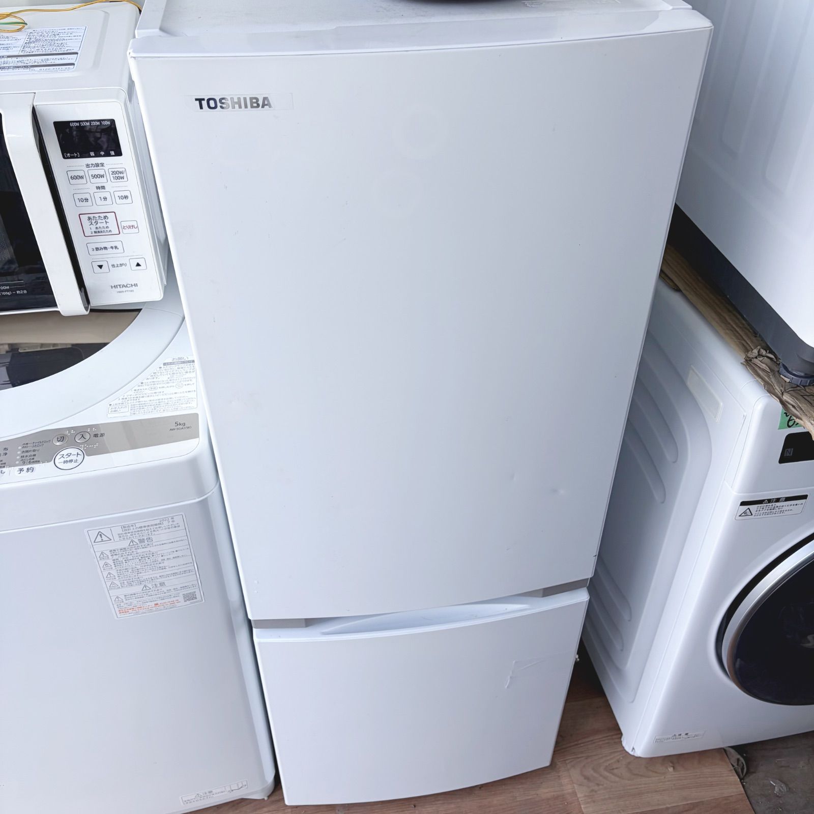 取付無料！SHARPおしゃれホワイト冷蔵庫洗濯機&日立フラット電子レンジ炊飯器 取付無料！SHARPおしゃれホワイト冷蔵庫洗濯機&日立フラット電子レンジ