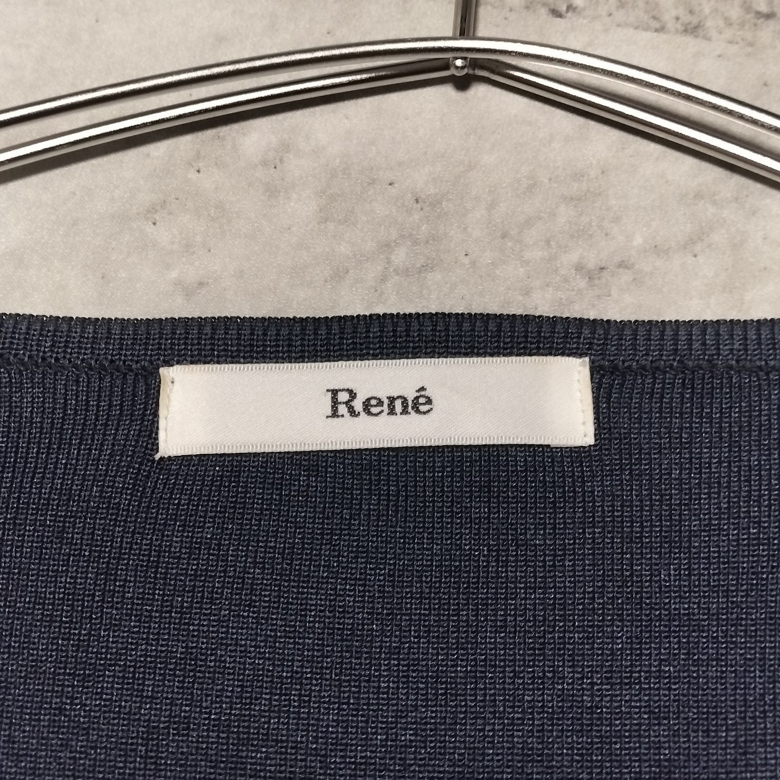 美品】Rene ルネ ニット ジップ ジャケット 36サイズ S〜М相当