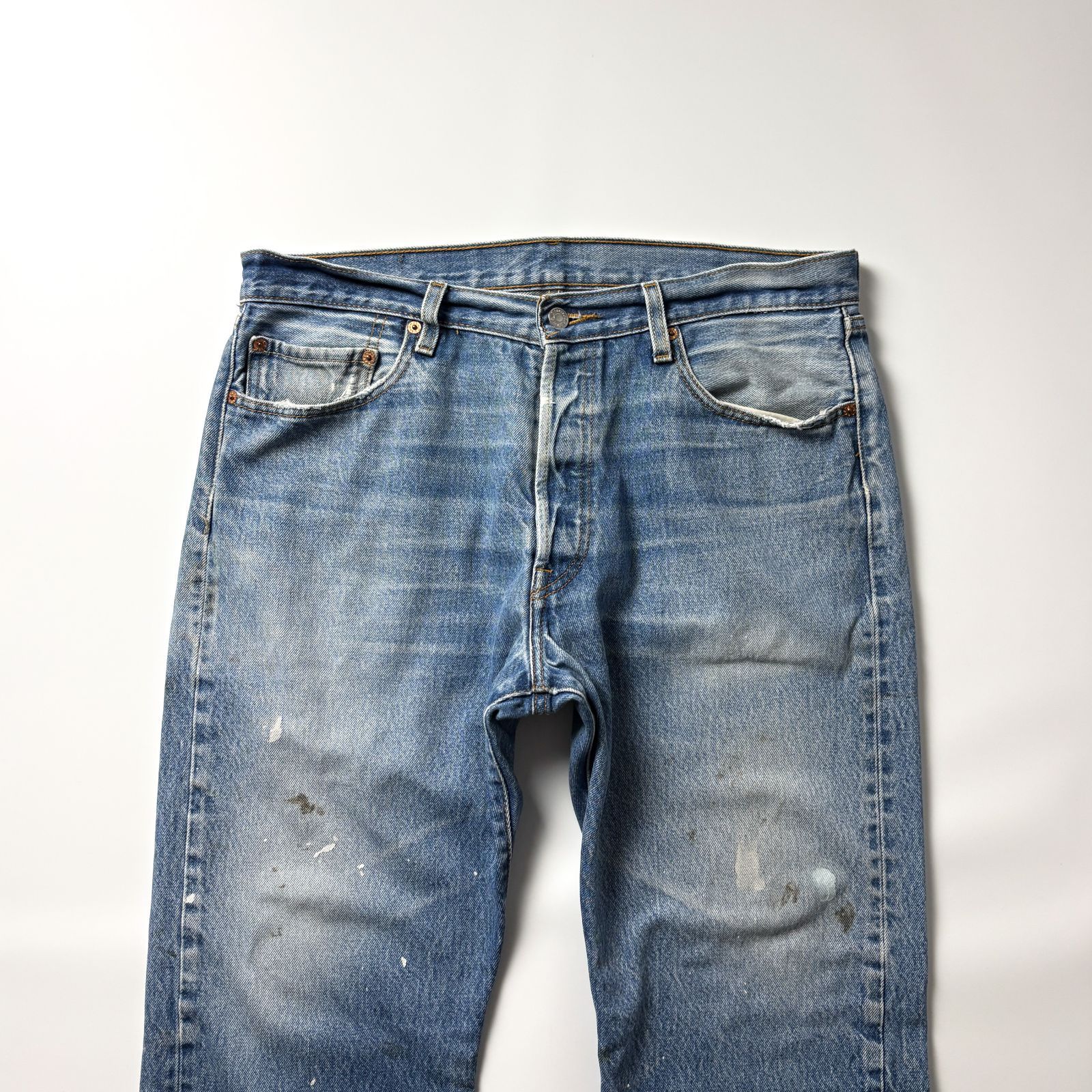 リーバイス Levis 501 デニム パンツ ジーンズ W36 L30 鬼ヒゲ ペンキ 