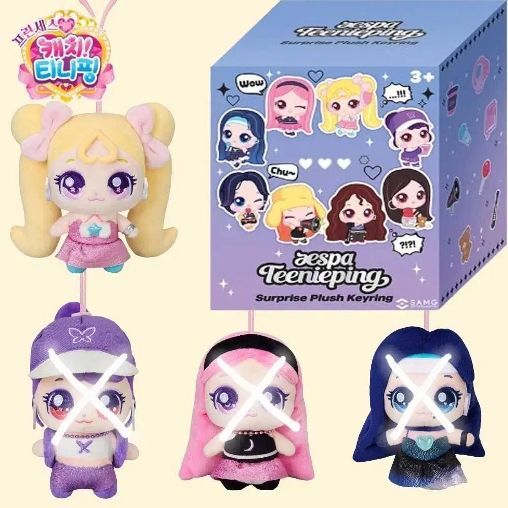 aespa ティニピンコラボ ウィンター ぬいぐるみ aespa（エスパ）ティニ핑 PLUSH キーホルダー ウィンター(Winter) Ping