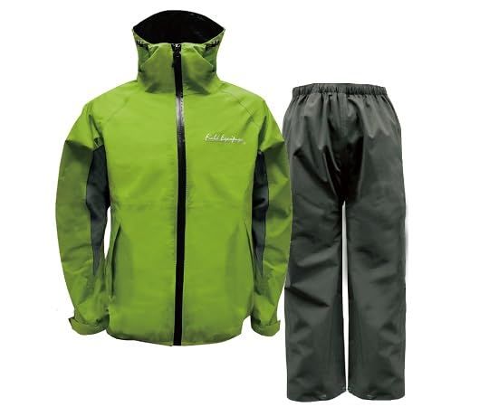 トオケミ レインスーツ カイロスストレッチレインスーツ ライム ３Ｌ 7909-LIME-3L