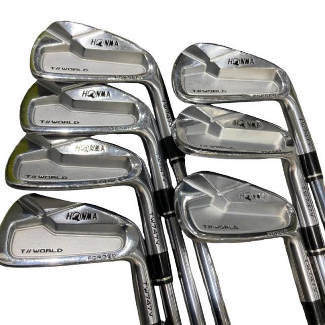 中古】 本間ゴルフ TOUR WORLD TW747V 8S アイアンセット IR 純正特注 
