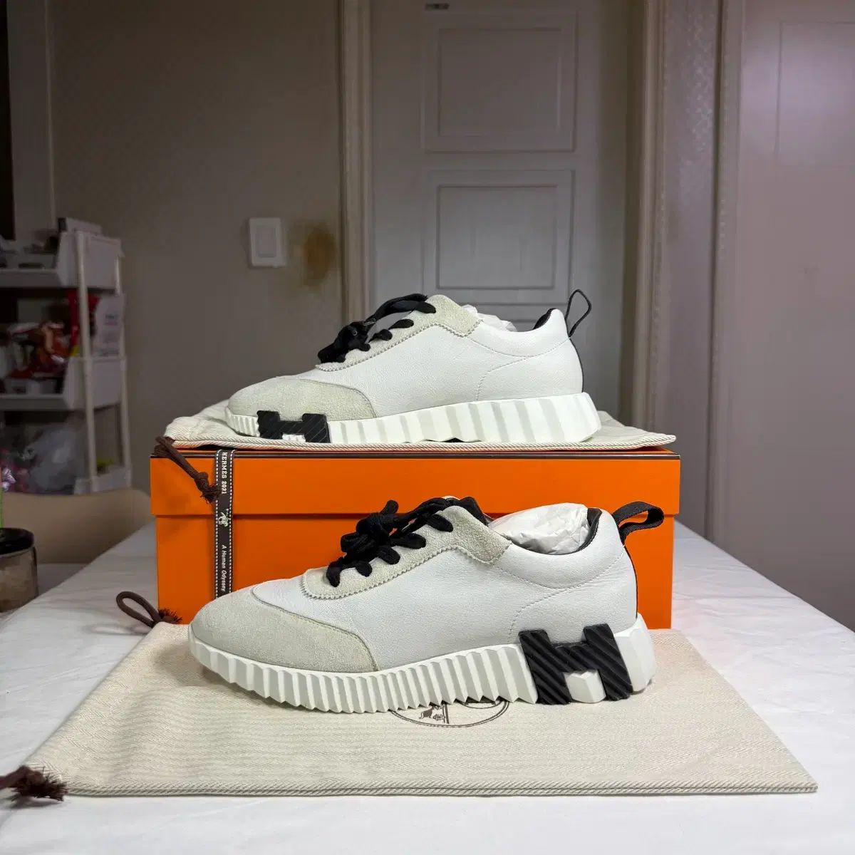 39 5サイズ フルセット Hermes エルメス バウンシング スポーツ 