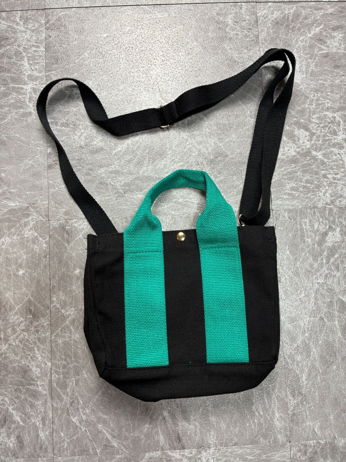 希少】L.L.Bean ミニボストンバッグ 黒 緑 バイカラー 90s ビンテージ 