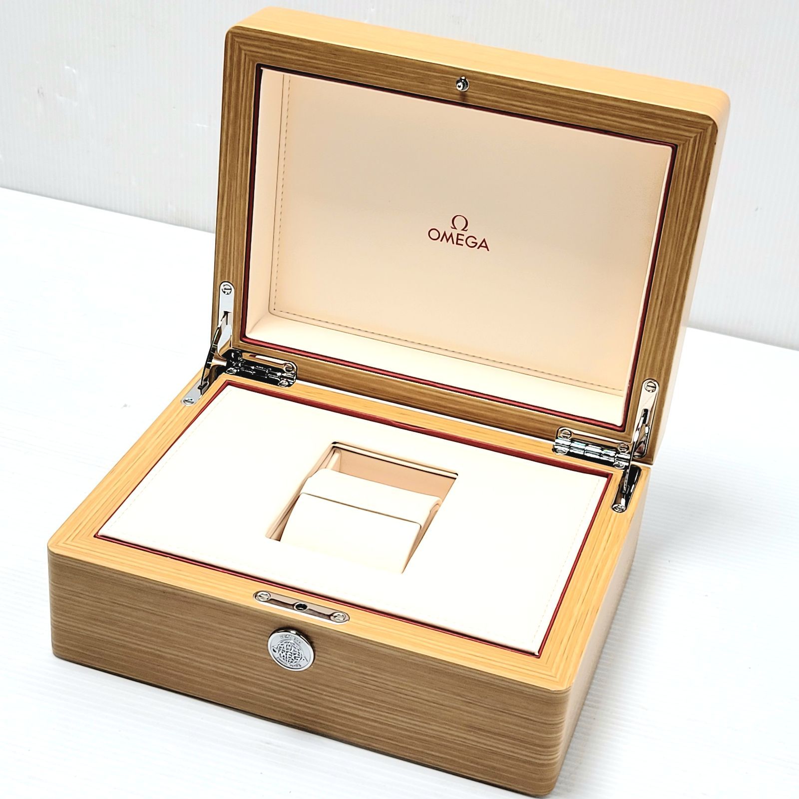 美品】OMEGA 純正 木製ウォッチボックス フルセット トラベルケース付 