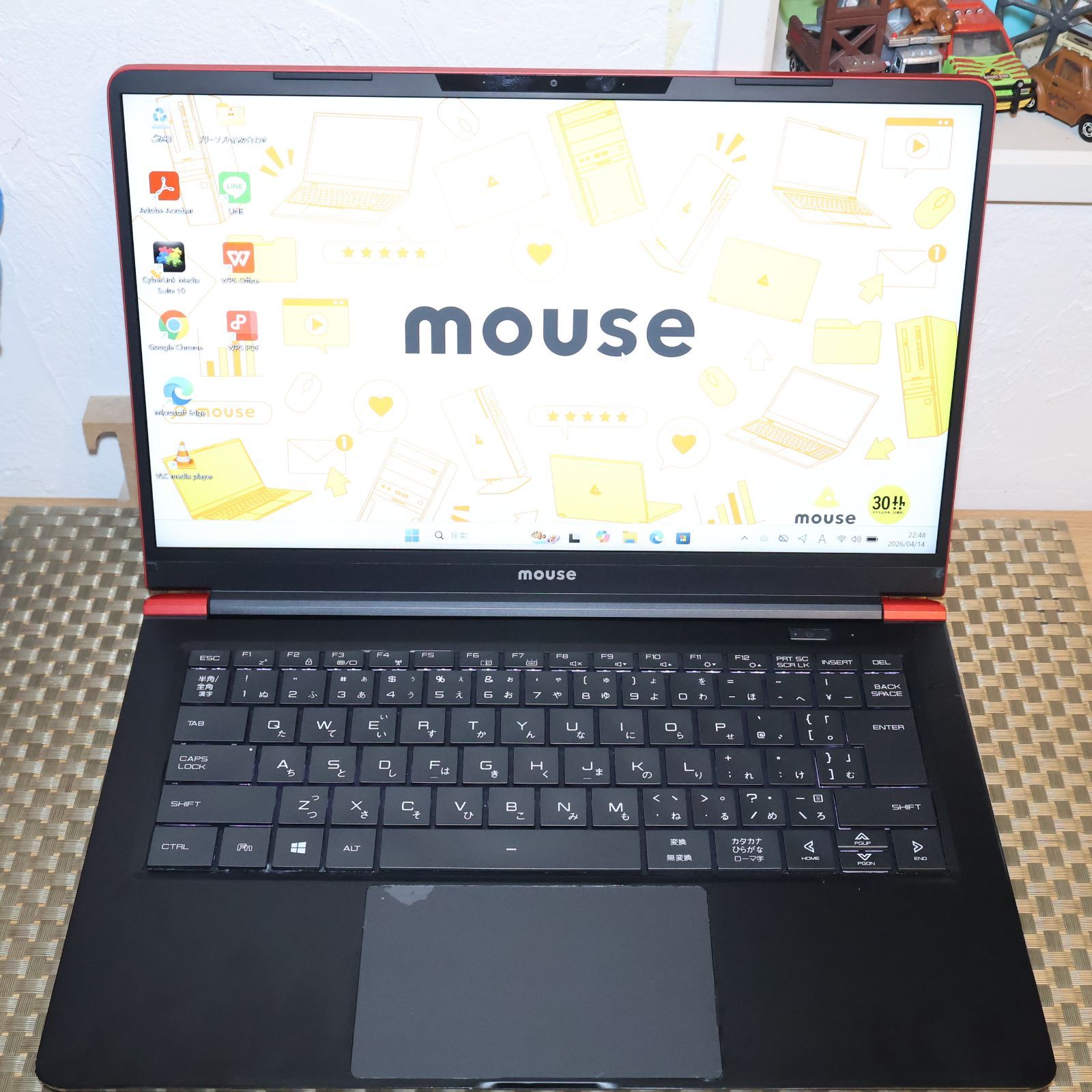 赤Win11 Ryzen5 8GB SSD 14型ノートPC - メルカリ