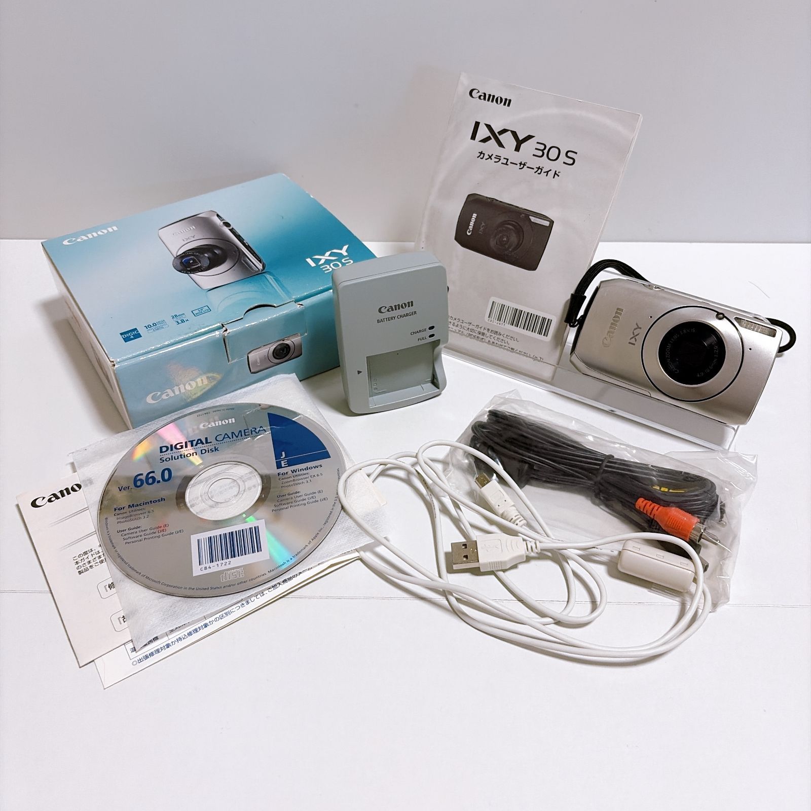 【ジャンク】Canon IXY 30S コンパクトデジタルカメラ PC1473 CANON (キャノン) コンパクトデジタルカメラ PC1473 動作確認済み IXY