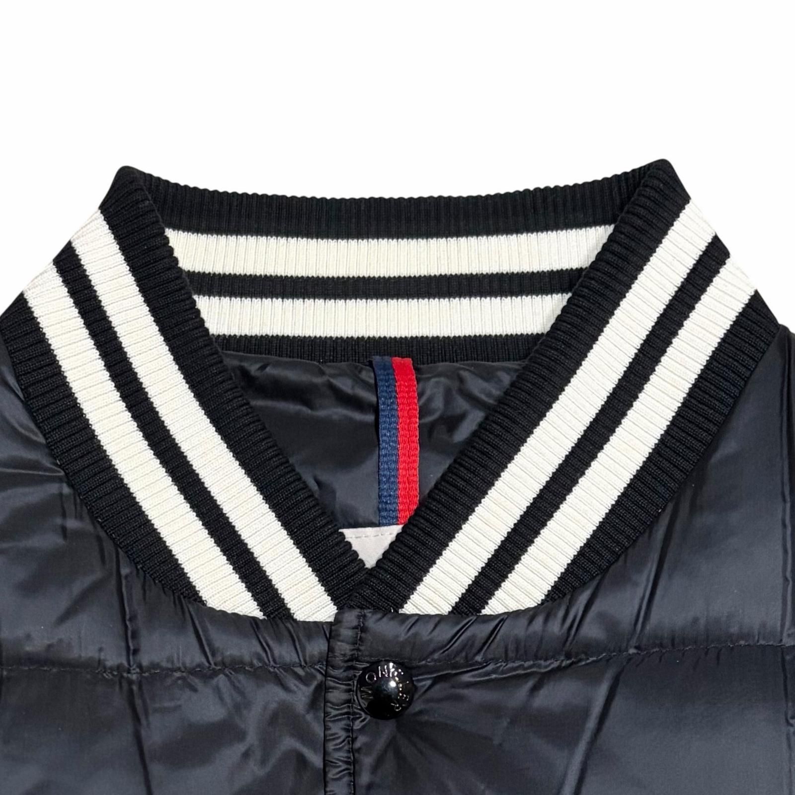 MONCLER/M (1) /ブラック×ホワイト /ダウンジャケット /ブラック