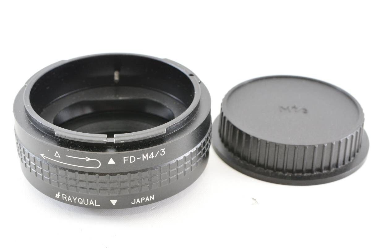 ★極上品★ RAYQUAL FD-M4/3 マウントアダプター CanonFD レンズ-マイクロフォーサーズ ボディ用 #575315_87_50C1