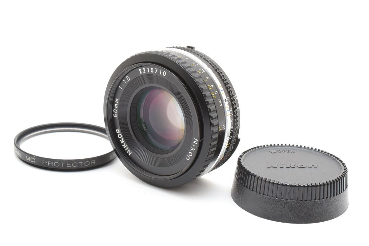 ☆実用美品☆ ニコン Nikon Ai-S NIKKOR 50mm F1.8 パンケーキレンズ 