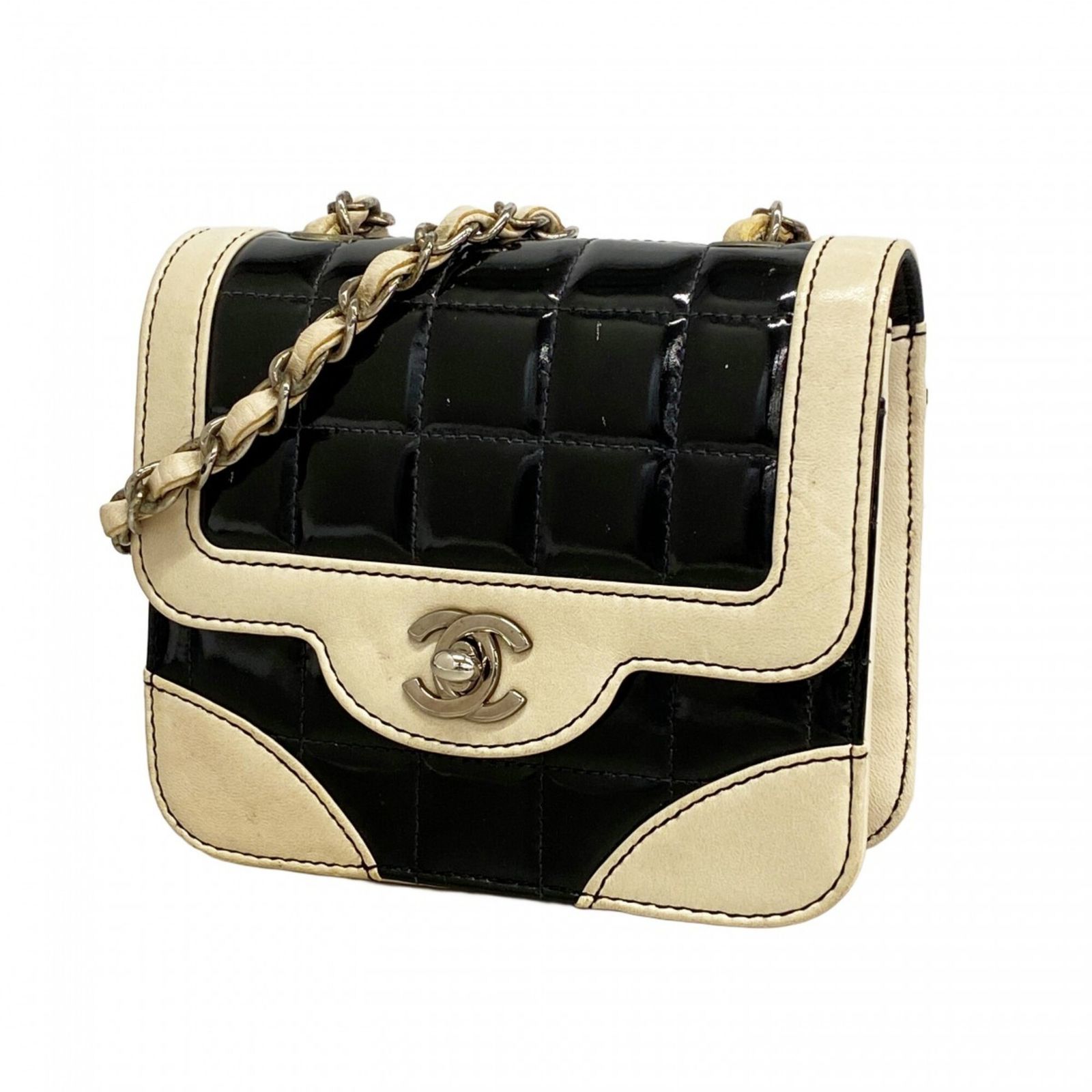 シャネル(Chanel) シャネル ショルダーバッグ チョコバー チェーン 