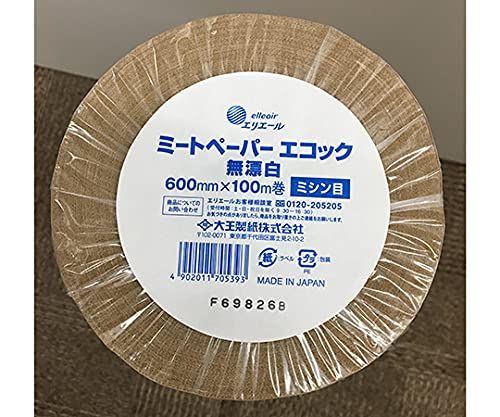 新品 エリエール 大王製紙 エリエール ミートペーパー エコック 無漂白 ミシン目 6本 703539