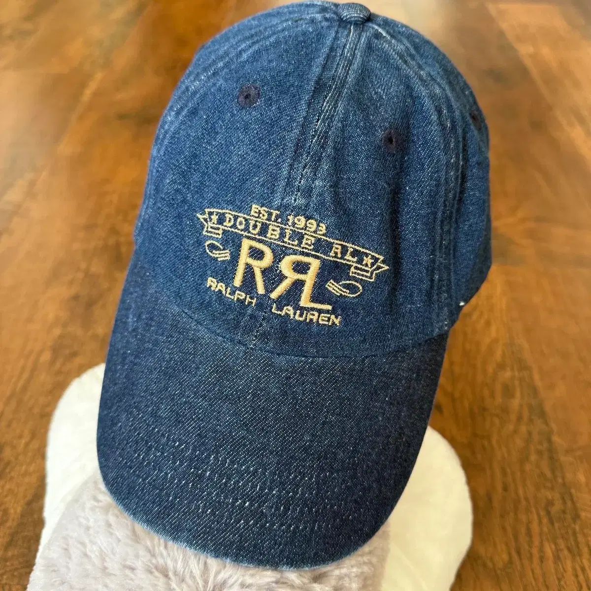 RRL ダブルアールエル ランチ ロゴ デニム ボール キャップ-新座店