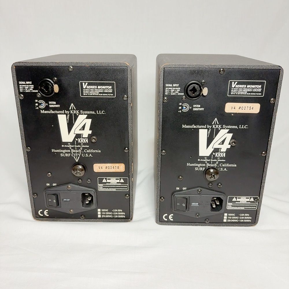 希少品】KRK V4 初代モデル スタジオモニター パワードスピーカー