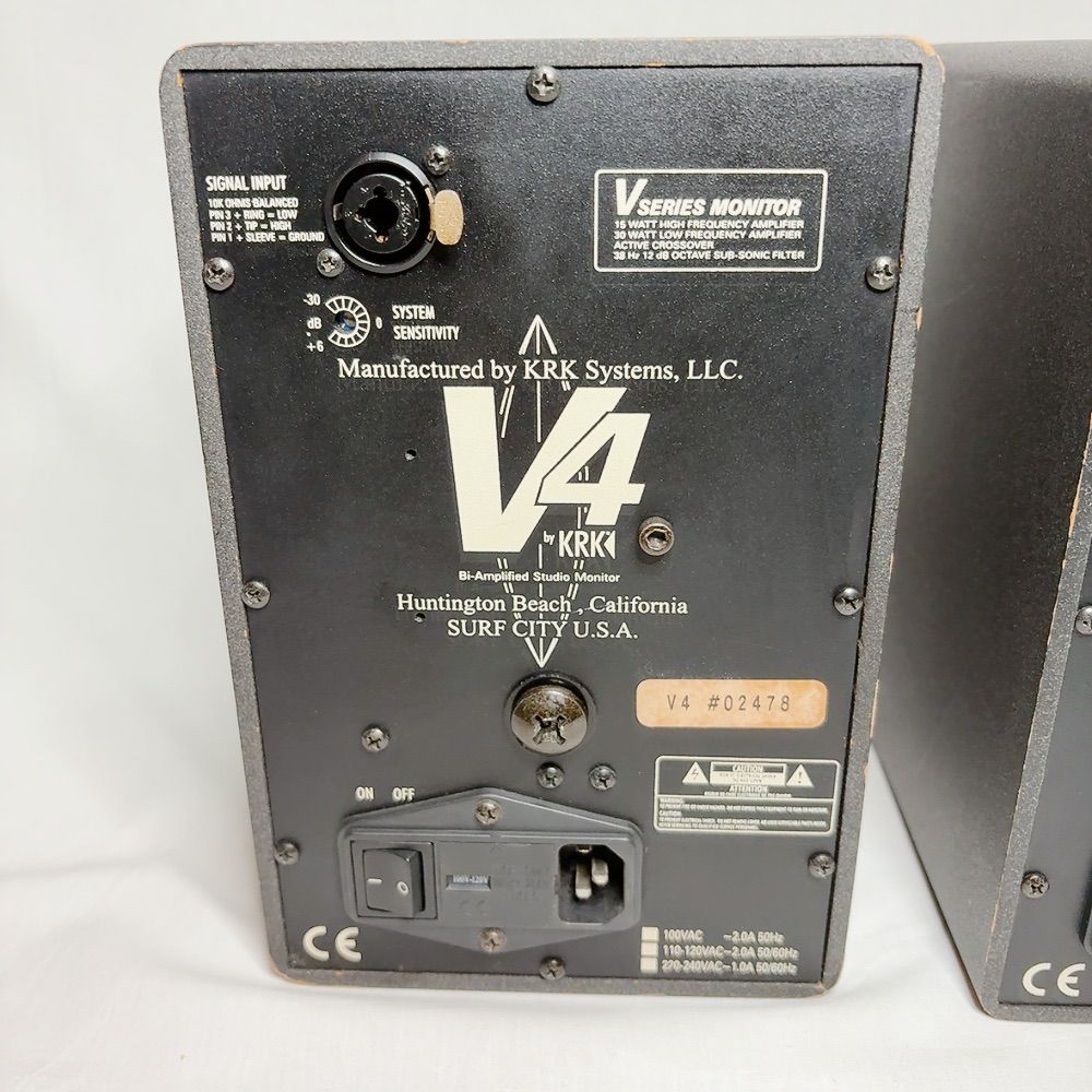 希少品】KRK V4 初代モデル スタジオモニター パワードスピーカー