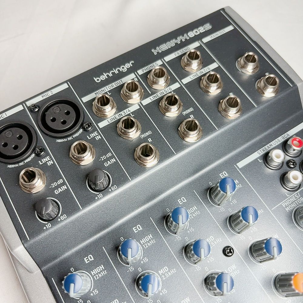極美品】Behringer XENYX 802S コンパクトミキサー USBオーディオ