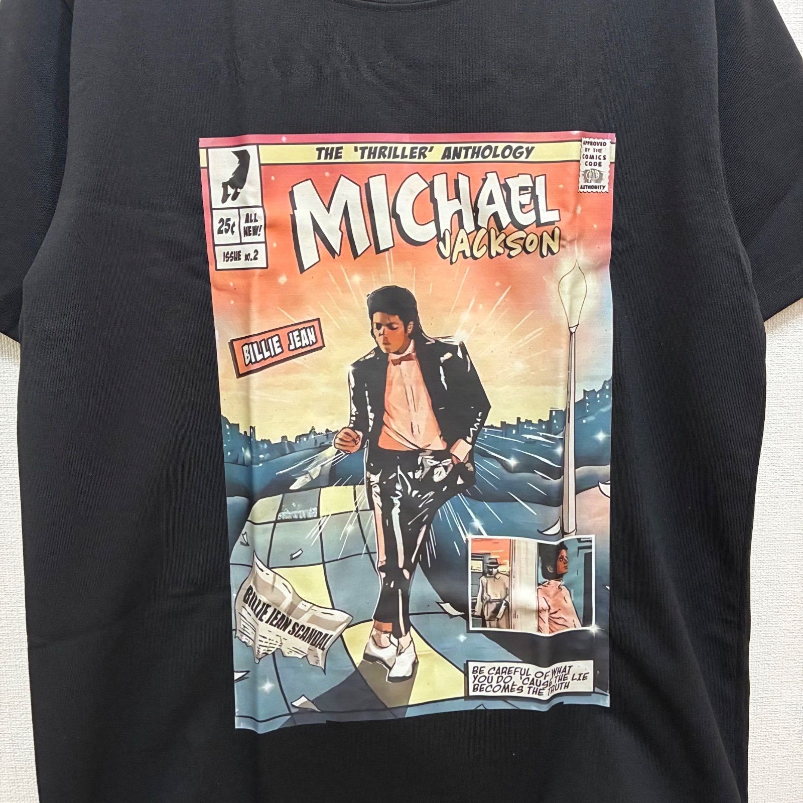 1点物☆USA輸入】マイケルジャクソン バンドTシャツ バンT メンズM 