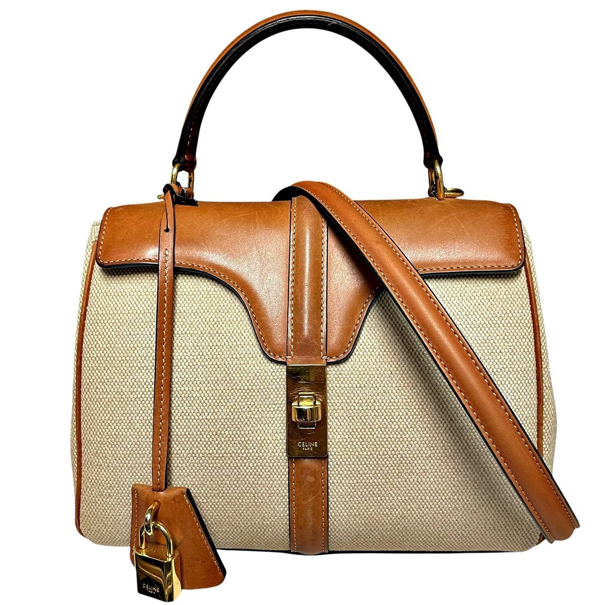 中古】 CELINE セリーヌ ショルダーバッグ スモール16セーズバッグ 中古】 CELINE セリーヌ ショルダーバッグ スモール16セーズバッグ