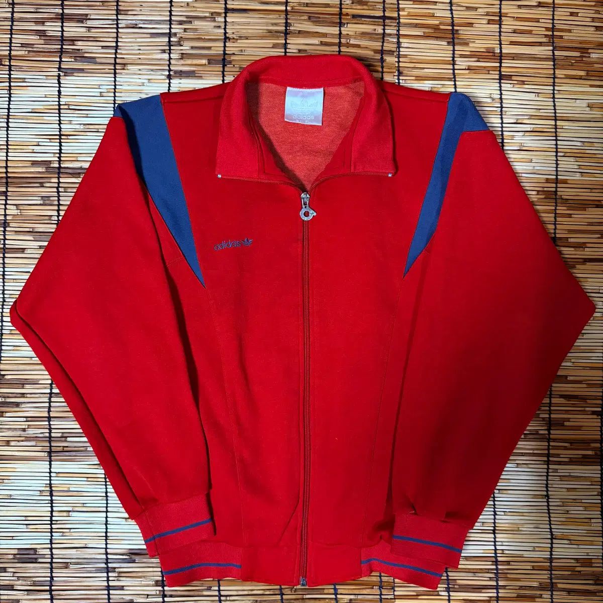 90s adidas アディダス J.U. Trading レッド ジャージ xl-正規品 通販