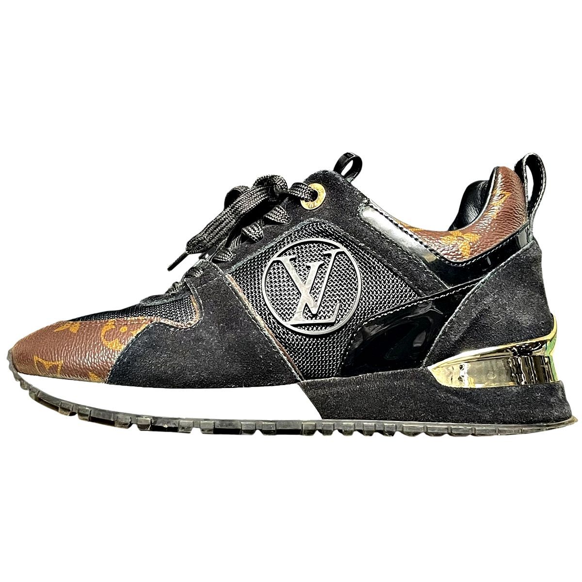 中古】 LOUIS VUITTON ルイ・ヴィトン ランアウェイスニーカー LV 