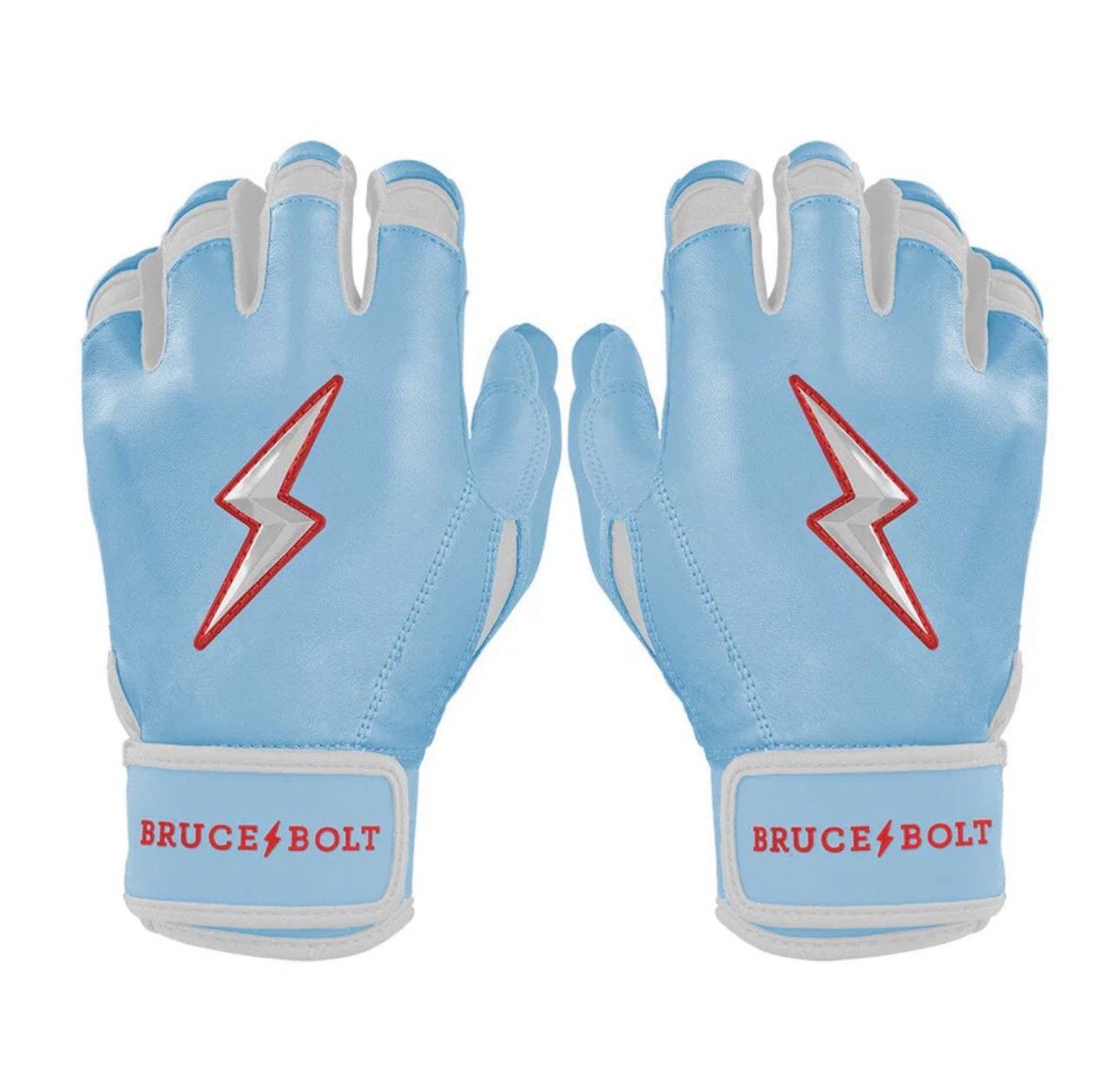 ブルースボルト　野球　ソフトボール　バッティンググローブ　ショートカフ　ベビーブルー　lan Happ Signature Series Short Cuff Batting Gloves - Baby Blue