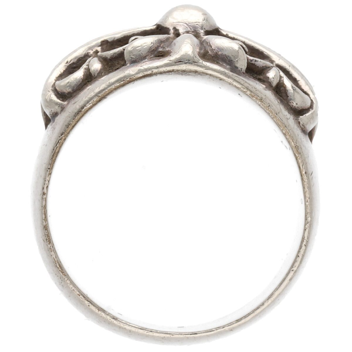 中古】 CHROME HEARTS クロムハーツ キーパーリング 25号 SV925