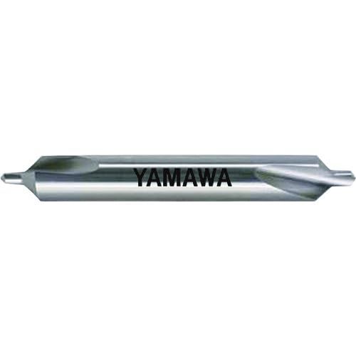 【新品・2営業日で発送】YAMAWA ヤマワ ヤマワ 弱ねじれ溝A形90° 超硬センタ穴ドリル C-CD-Q 5X90°X12 (CCDQ5X90X12 8013)