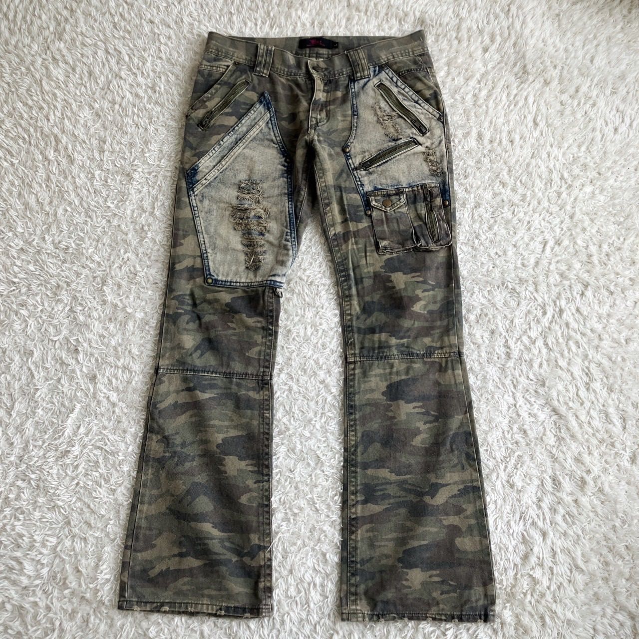 パンツ archive MIDAS gimmick flare cargo pants archive MIDAS gimmick flare cargo pants