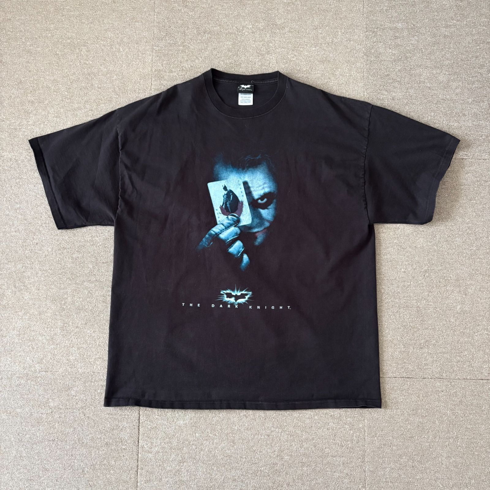 00s The Dark Knight ダークナイト ジョーカー ムービー Tシャツ 2XL ブラック