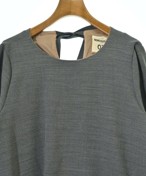 SEMI-COUTURE セミクチュール ブラウス M グレー 【古着】【中古】【送料無料】 SEMI-COUTURE ブラウス レディース 【古着】【中古】【送料無料
