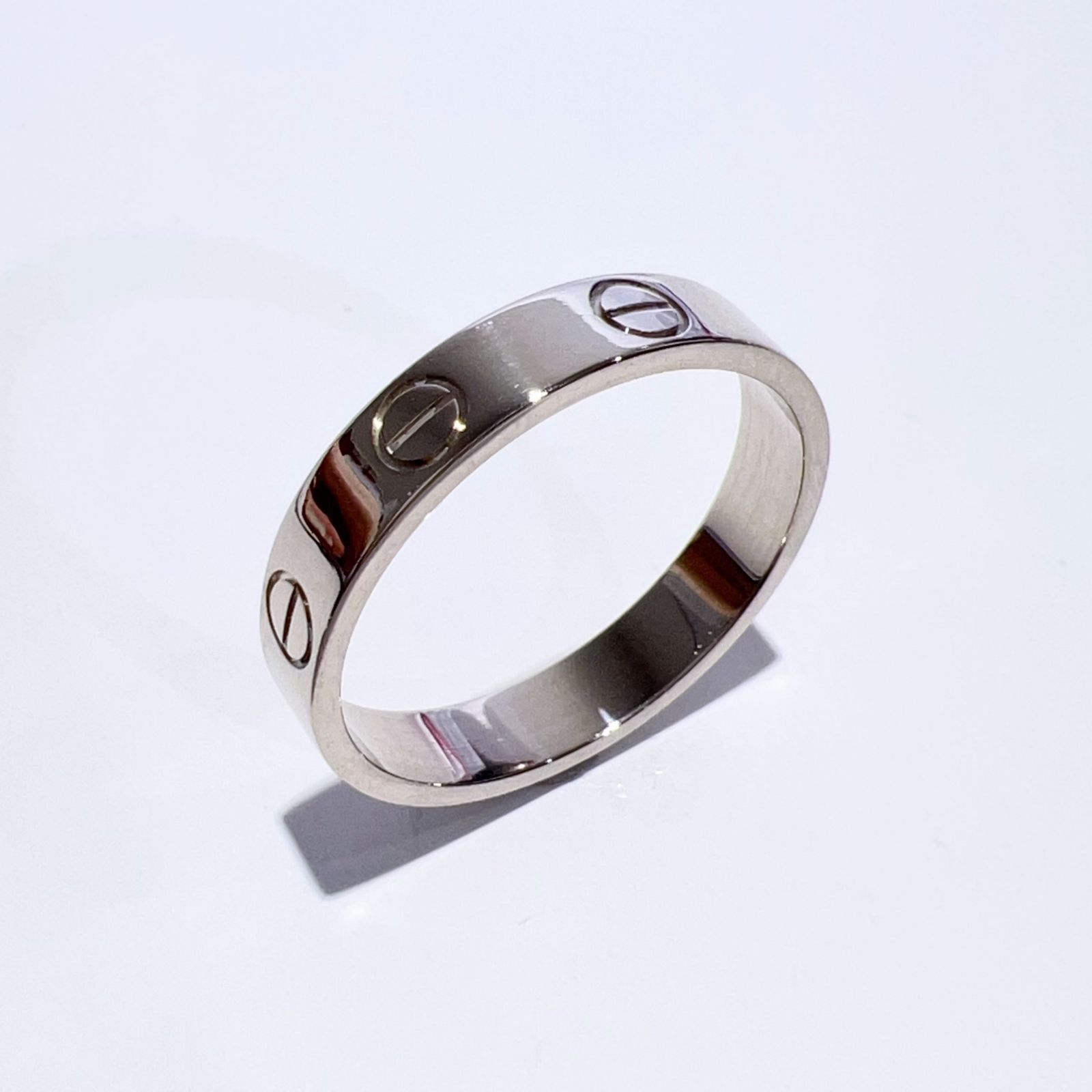 Cartier カルティエ K18WG 750 ミニラブ リング B4085152 ホワイト 