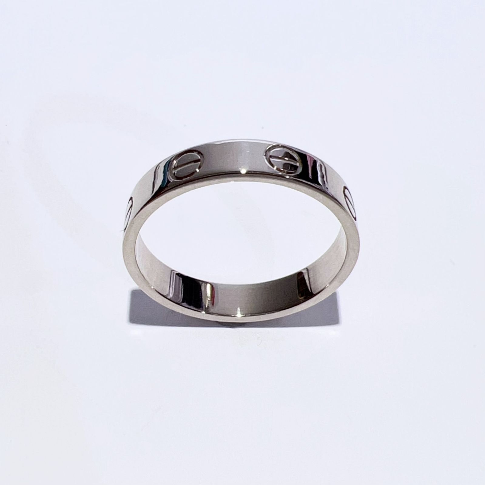 Cartier カルティエ K18WG 750 ミニラブ リング B4085152 ホワイト 