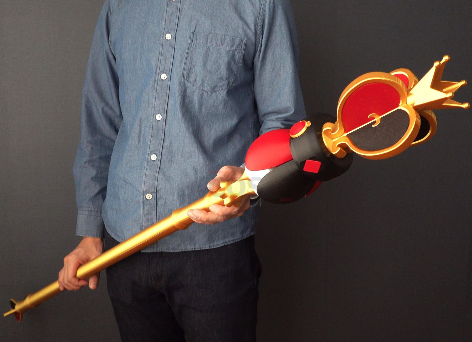 コスジェイ コスプレ用 武器 杖 ツイステッドワンダーランド 寮長の杖