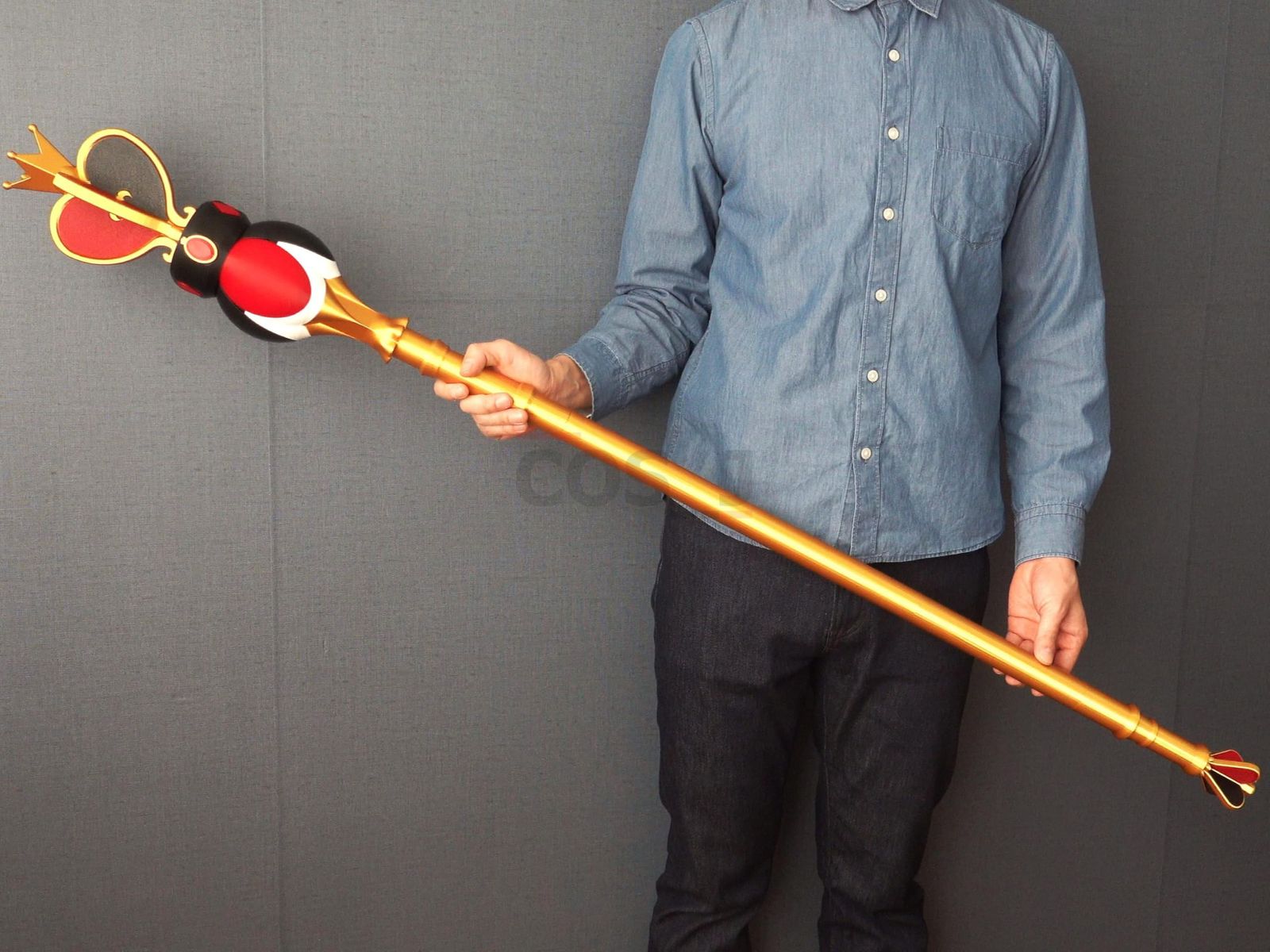 コスジェイ コスプレ用 武器 杖 ツイステッドワンダーランド 寮長の杖