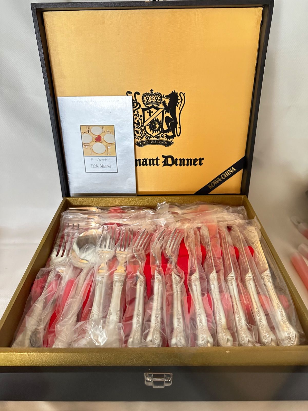 希少 光和陶器 カトラリーセット シルバーフランス ディナーセット 未使用品】希少 光和陶器 カトラリーセット シルバーフランス ディナー
