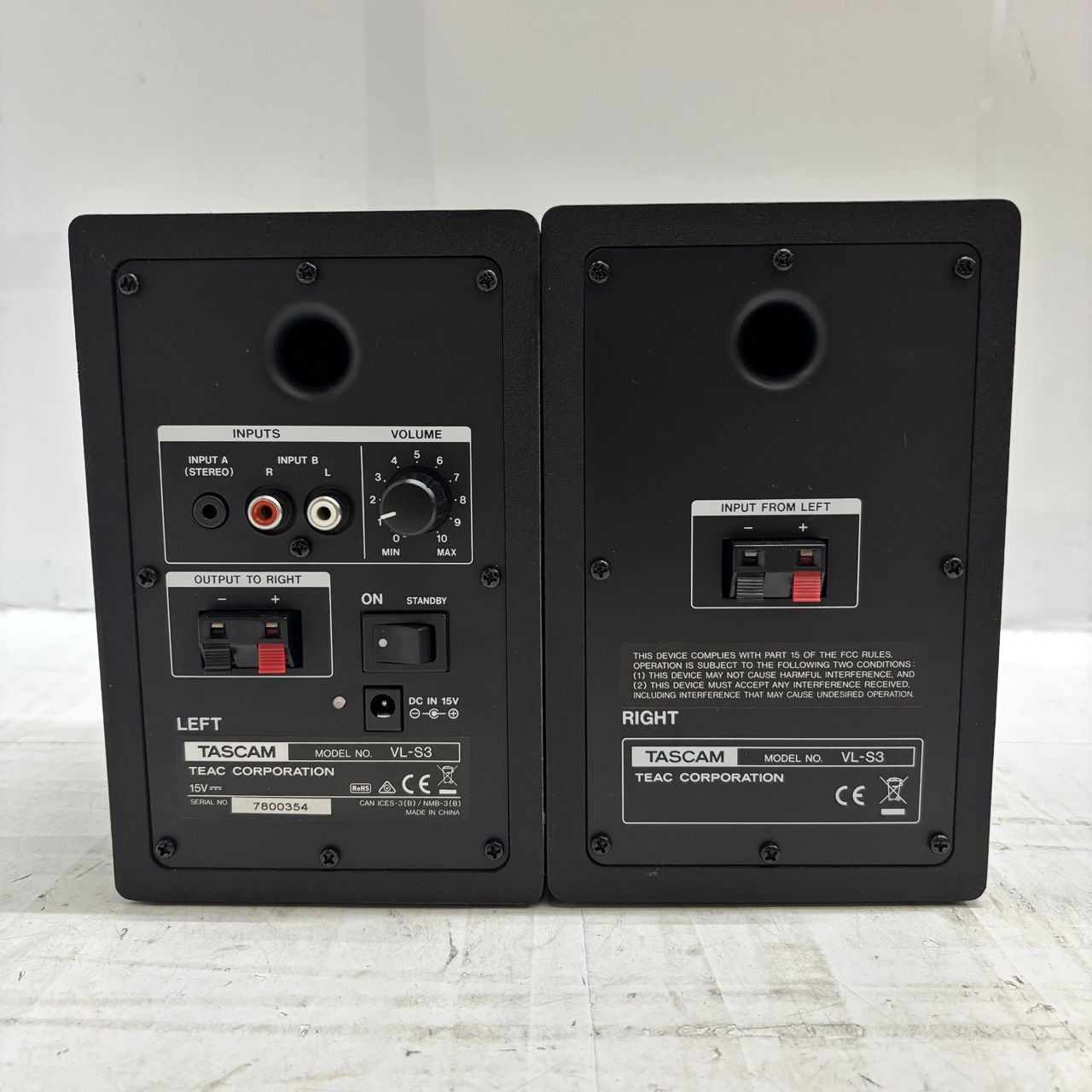 TASCAM VL-S3 パワードモニタースピーカー ペア 中古 - メルカリ