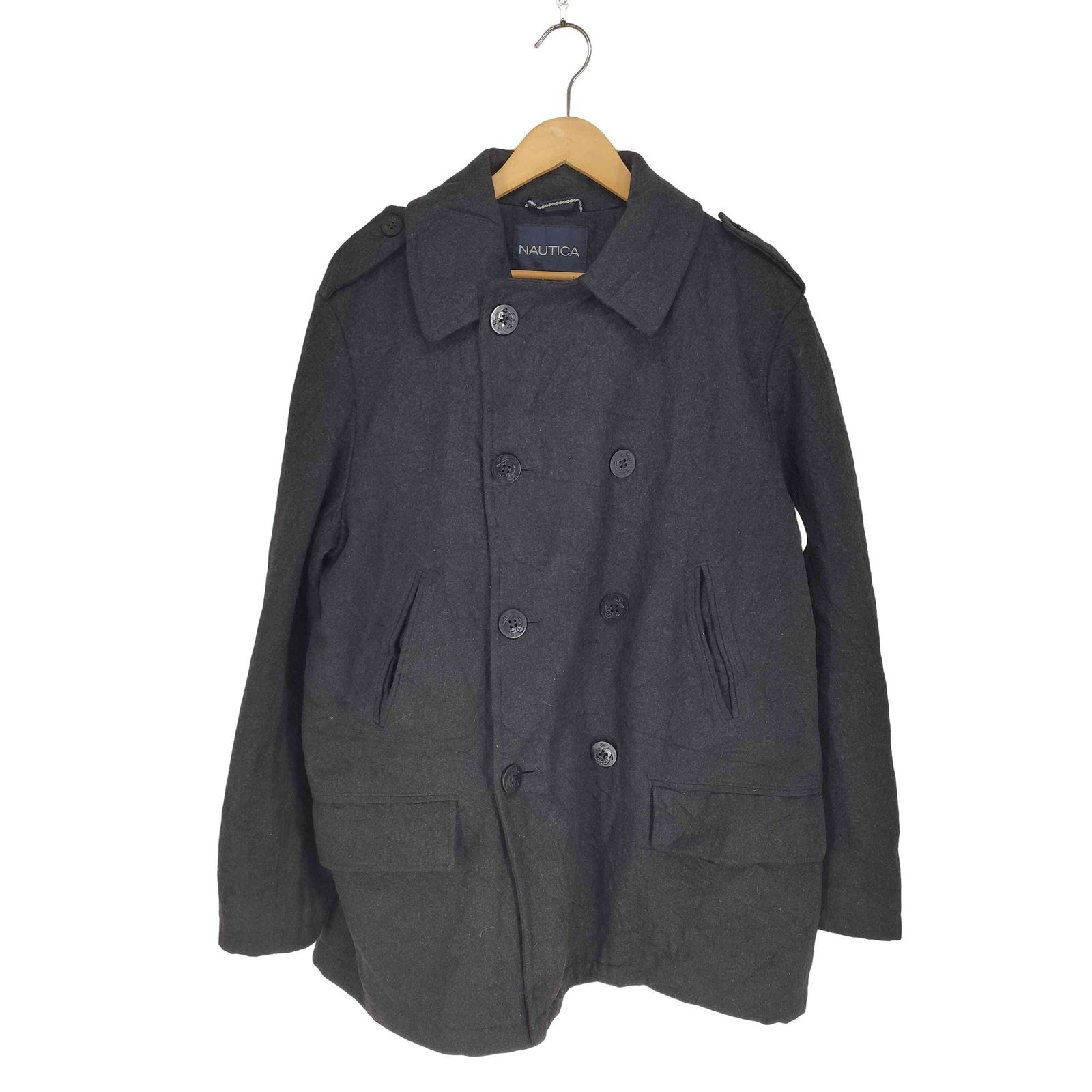 【メルカリ市期間限定価格】 A.H ノーティカ NAUTICA ピーコート L ノーティカ NAUTICA 裏地キルティングピーコート メンズ L - メルカリ