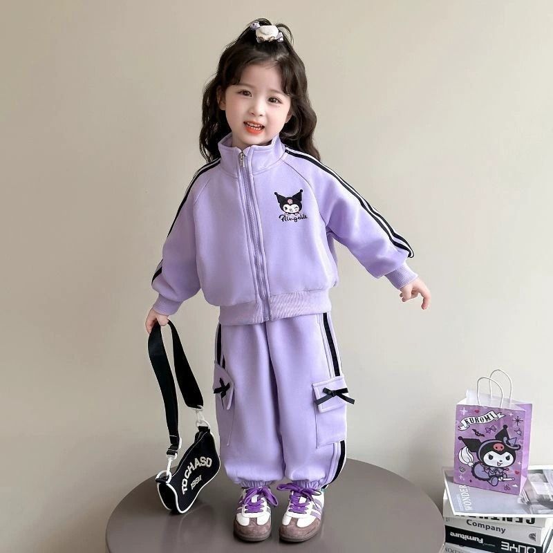 子供キッズかわいいリボン長袖ジャージ90 100 110 120 130 140 黒