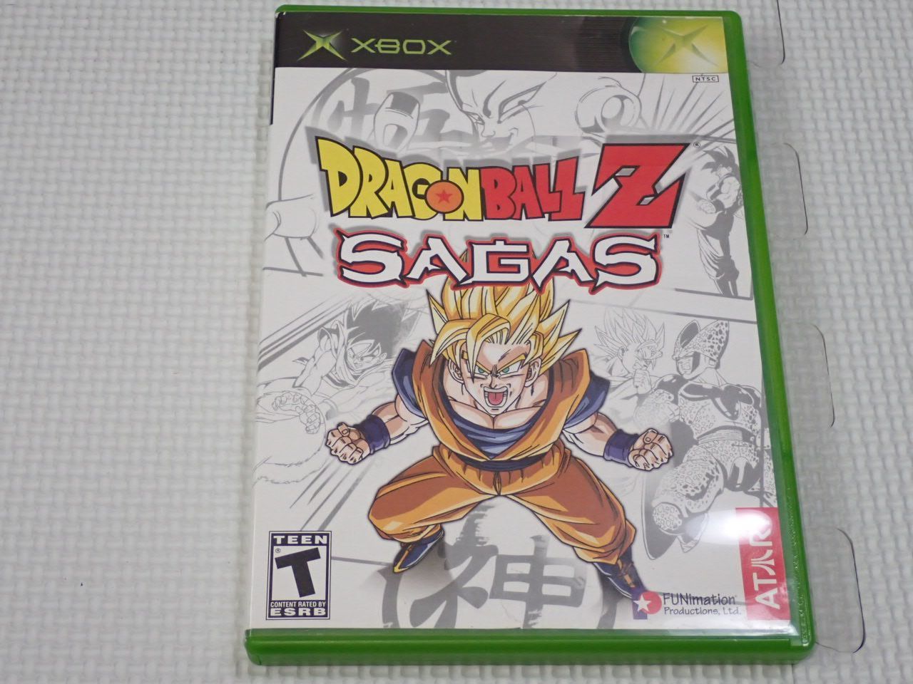XBOX★DRAGONBALL Z SAGAS 海外版 北米版★箱付・説明書付・ソフト付★動作確認済