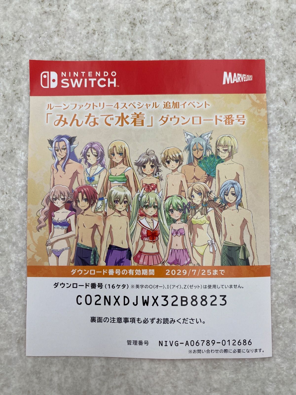 ナ*シ様 任天堂swithソフト【ルーンファクトリー4スペシャル】メモリアルBO 003.jpg