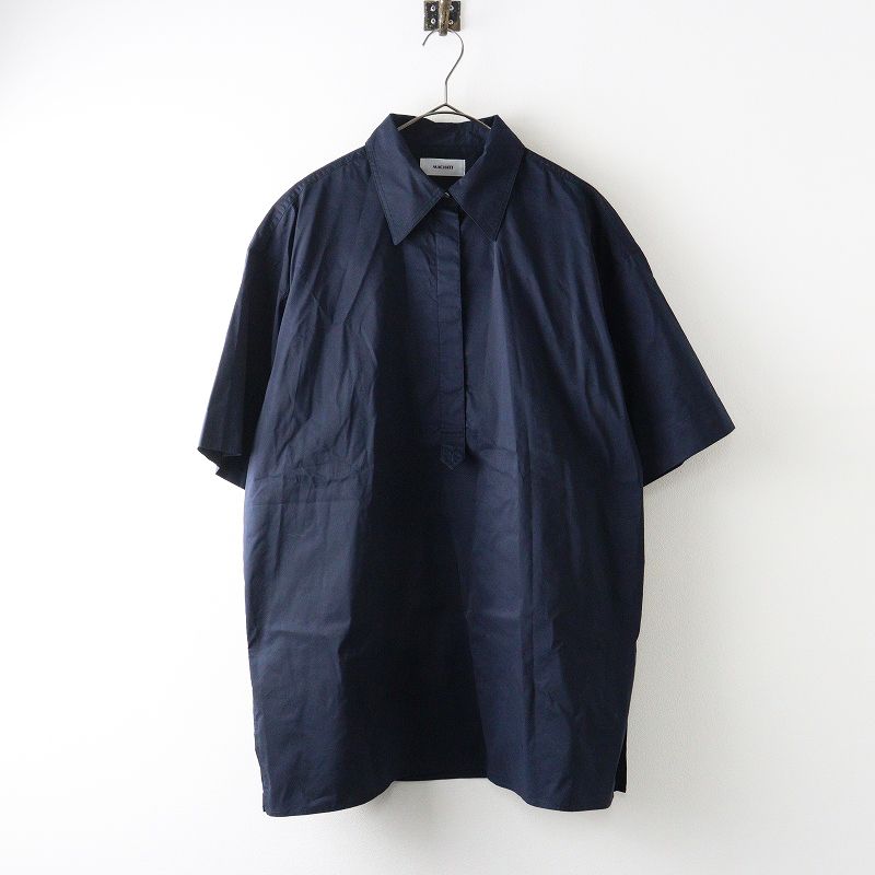 マチャット MACHATT ハーフスリーブシャツ ｜ネイビー トップス