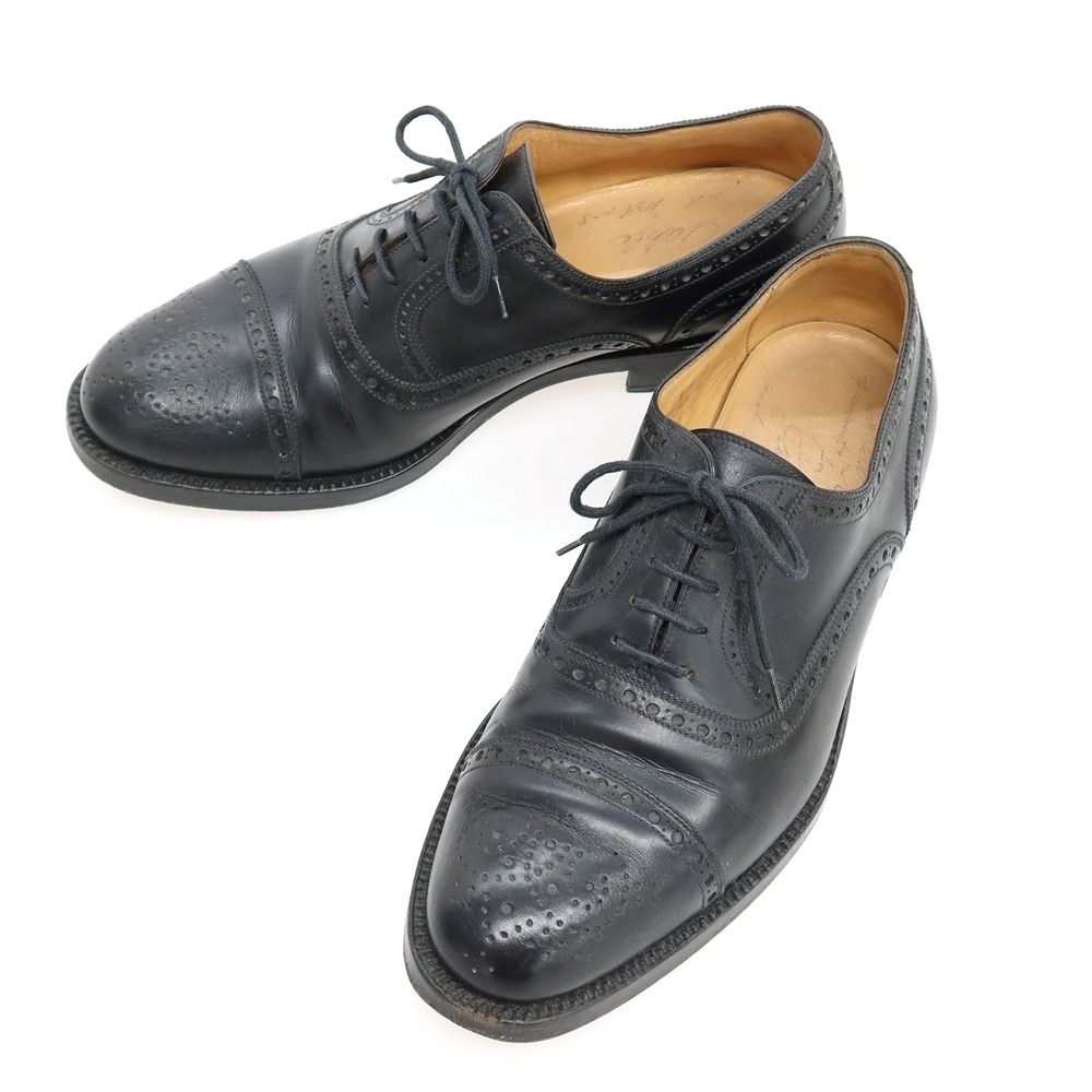 【中古】シルバノラッタンジ Silvano Lattanzi カーフ ウイングチップ ブラック【サイズ6】【メンズ】 24,827円