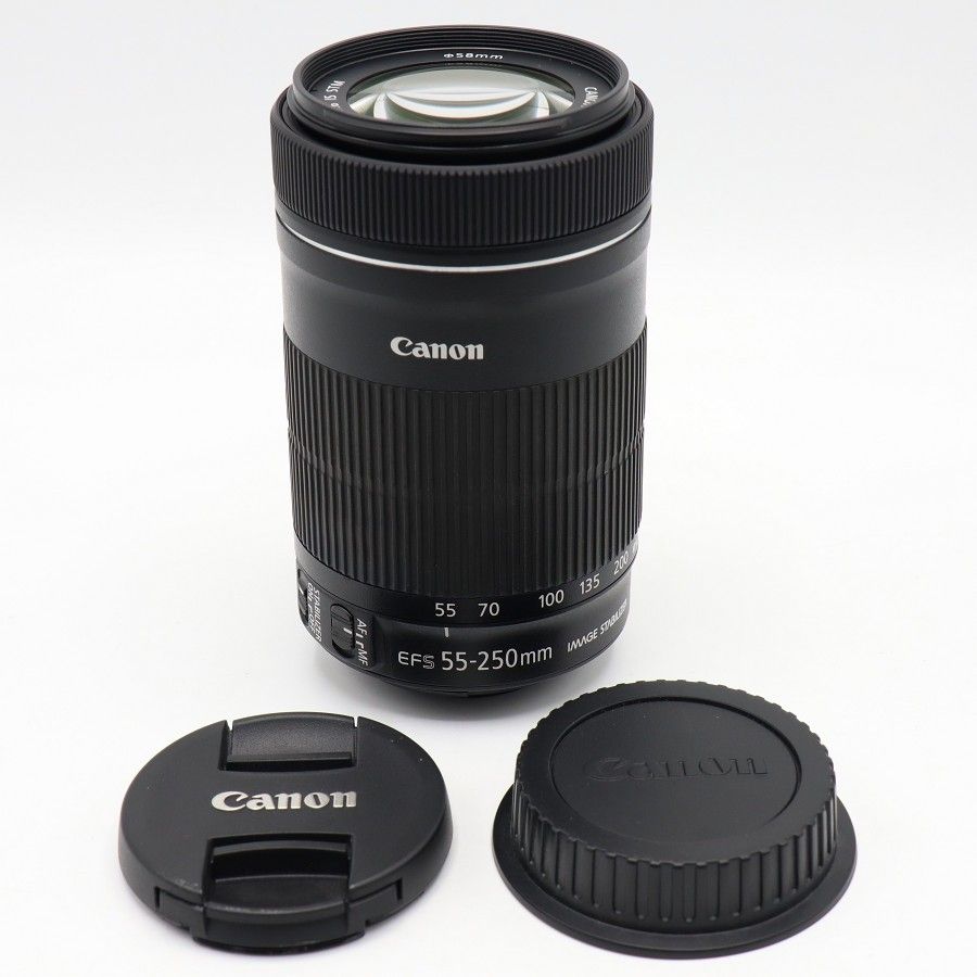 CANON EF-S55-250mm F4-5.6 IS STM EFマウント系 望遠ズーム カメラレンズ 一眼レフ 交換レンズ キャノン