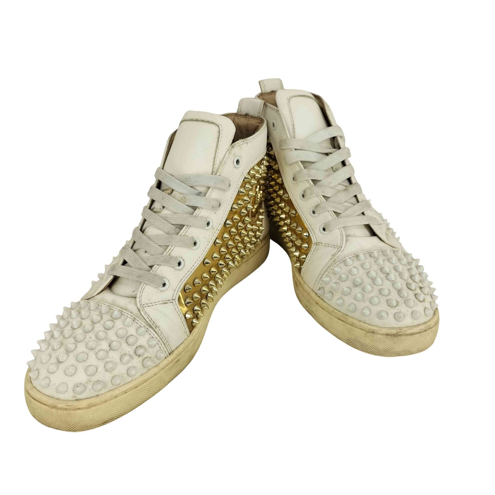 Christian Louboutin スタッズ ハイカットスニーカー 42 クリスチャンルブタン CHRISTIAN LOUBOUTIN スタッズハイカット