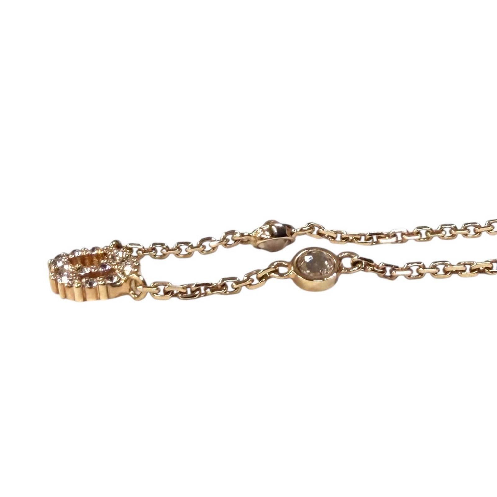 極美品☆DIOR ディオール N1033CDLCY Clair D Lune ネックレス GP