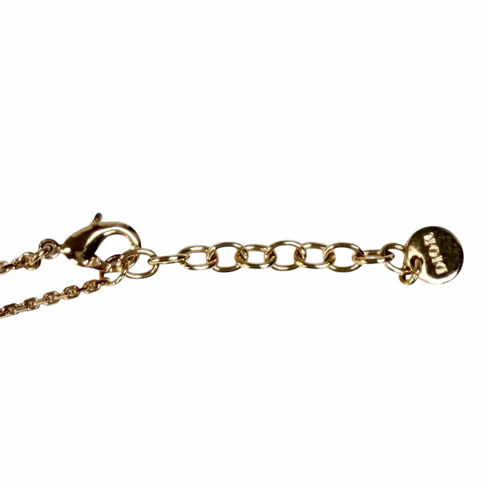 極美品☆DIOR ディオール N1033CDLCY Clair D Lune ネックレス GP